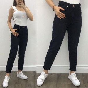Boy friend black turkish jeans
