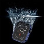 Adepoy Hard Case Compatible with Apple Watch 45mm Series 7 with Tempered Glass Screen Protector