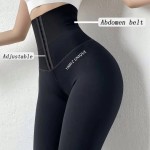 High Waist Black Corset Leggings for Women Body Shaping