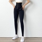 High Waist Black Corset Leggings for Women Body Shaping