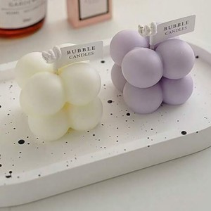 Air bubble scented candle