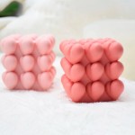 3D Bubble Heart Handmade Scented Candle
