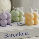 Air bubble scented candle
