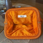 Orange Straw CLUTCH