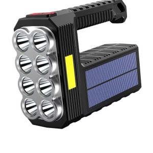 Solar flash light  8 lamps