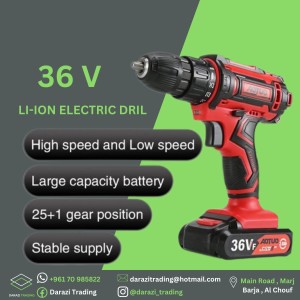 Li-Ion Cordless Drill 12-18-36 V