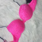 Pink Janina Push Up Bra