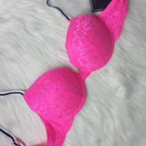 Pink Janina Push Up Bra