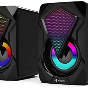 Kisonli L-9090 USB 2.0 Channel Speaker – Black