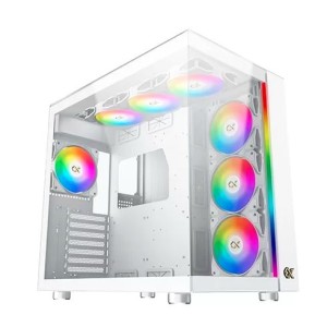 XIGMATEK AQUA ULTRA ATX 7*FANS WHITE CASE