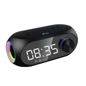 KISONLI GLASS LP-2S RGB MUSIC SPEAKER AND ALARM CLOCK