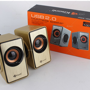 KISONLI T-007 USB 2.0 MULTIMEDIA SPEAKER 3Wx2 4BASS