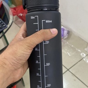 Water Bottle With Motivational Time Marker