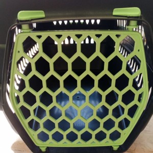 Pet Carrier : Plastic Pet Cat Dog Cage Carrier with Mesh Door