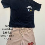 KIDS  Cotton Short Sleeve Set