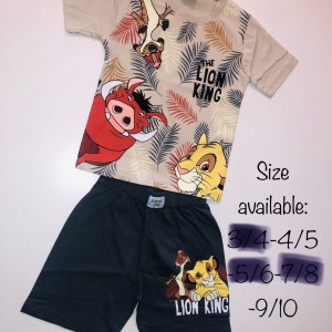 KIDS Cotton Short Sleeve Set