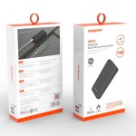 WP02 portable powerbank phone fast charger WOPOW 20000mah power bank